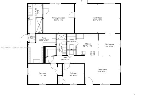 Casa en venta en Homestead, Florida, 3 dormitorios, 152.17 m2 № 2412216 - foto 8