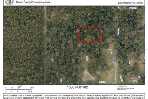 Terreno en Silver Springs Shores, Florida № 2218087