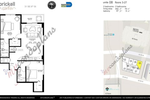 Condo in Miami, Florida, 2 bedrooms  № 2052730 - photo 4