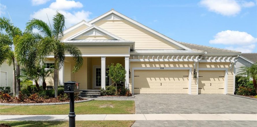 House in Apollo Beach, Florida 3 bedrooms, 243.5 sq.m. № 1854708