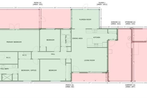 House in Hernando, Florida 4 bedrooms, 151.62 sq.m. № 1826945 - photo 8