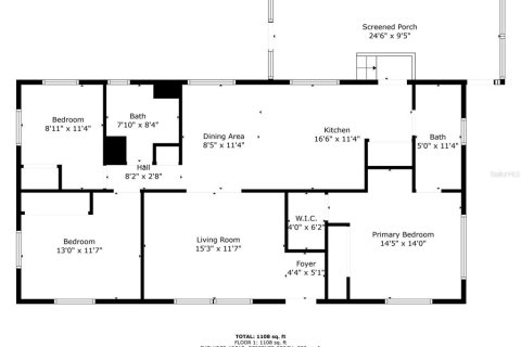House in Weeki Wachee, Florida 4 bedrooms, 124.86 sq.m. № 1571706 - photo 7