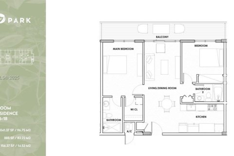 Condo in Hallandale Beach, Florida, 2 bedrooms  № 1891645 - photo 23