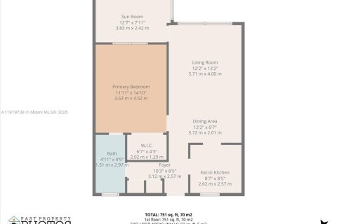Condominio en venta en Lauderdale Lakes, Florida, 1 dormitorio, 63.55 m2 № 2076884 - foto 2