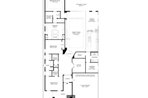 House floor plan «House», 3 bedrooms in Edison - Heritage Collection