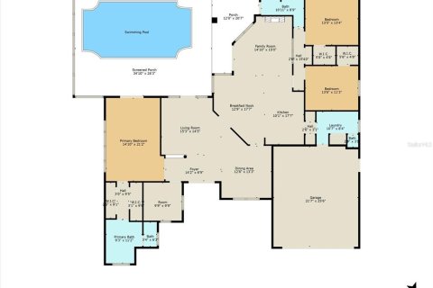 Купить виллу или дом в Хомосасса, Флорида 6 комнат, 286.14м2, № 1917545 - фото 2