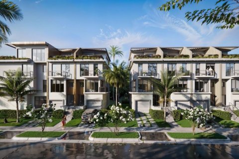 Купить таунхаус в Майами-Бич, Флорида 3 спальни, № 1940777 - фото 1