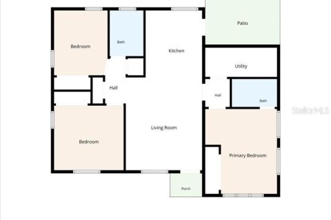 House in Tampa, Florida 3 bedrooms, 99.03 sq.m. № 2318602 - photo 23