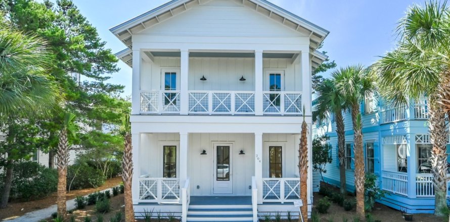 House in Inlet Beach, Florida 4 bedrooms, 305.46 sq.m. № 560740