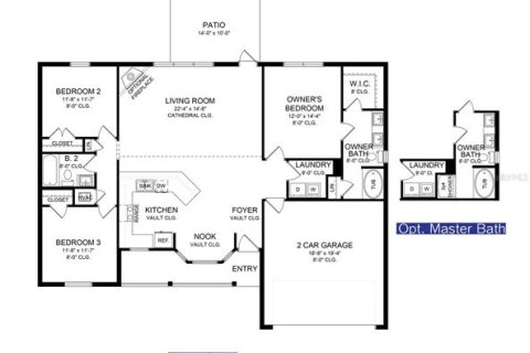 House in Citrus Springs, Florida 3 bedrooms, 143.07 sq.m. № 1915626 - photo 3