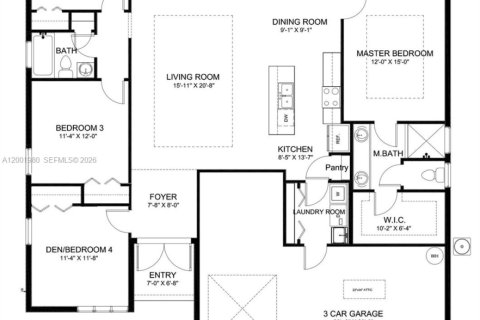 Villa ou maison à vendre à Lehigh Acres, Floride: 4 chambres, 186.73 m2 № 2066338 - photo 3