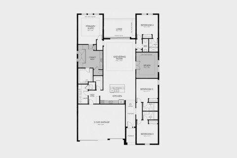 Townhouse floor plan «271SQM SAINT CROIX», 4 bedrooms in THE CANYONS AT HIGHLAND RANCH