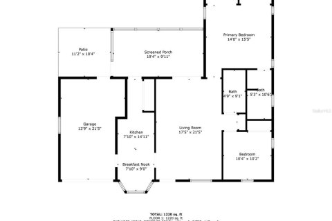 House in Dunnellon, Florida 2 bedrooms, 99.78 sq.m. № 1720328 - photo 10