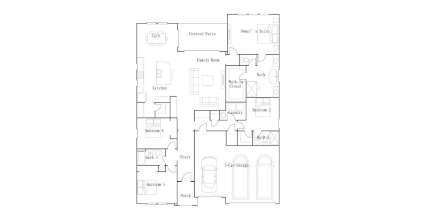 House in Connerton - Primrose Executives in Land O' Lakes, Florida 4 bedrooms, 228 sq.m. № 525553