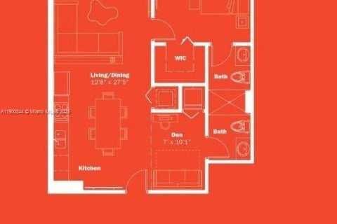 Снять в аренду кондоминиум в Майами, Флорида 1 спальня, 79.15м2, № 1952104 - фото 25