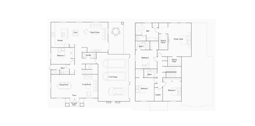 Планировка виллы или дома «322SQM» 5 спален в ЖК SEDONA ESTATES