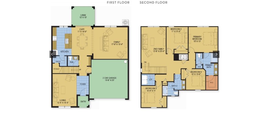 House in Hammock Reserve in Haines City, Florida 4 rooms, 238 sq.m. № 313777