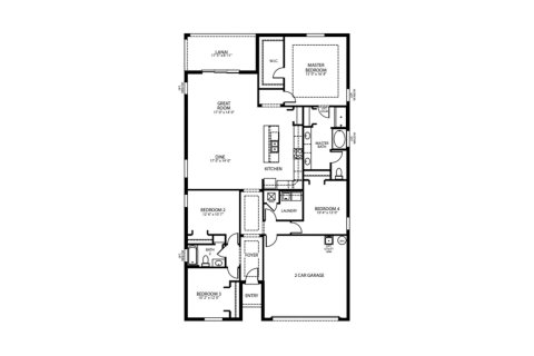 House floor plan «200SQM THE MIRAMAR», 4 bedrooms in SPRING HILL