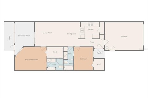 Купить виллу или дом в Тарпон-Спрингс, Флорида 5 комнат, 83.15м2, № 1643252 - фото 3