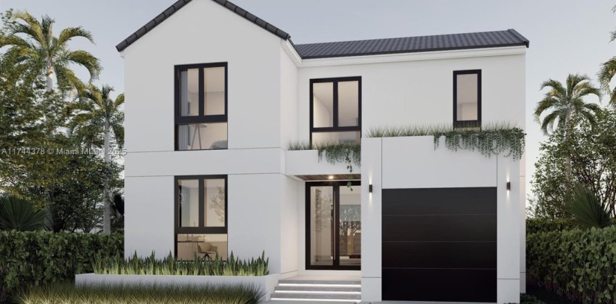 Дом в Корал-Гейблс, Флорида 4 спальни № 1978070