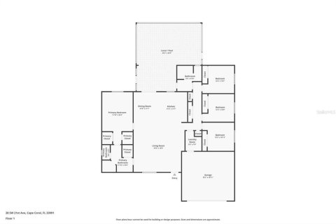 House in Cape Coral, Florida 4 bedrooms, 159.05 sq.m. № 1776864 - photo 8