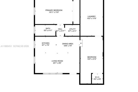 Снять в аренду квартиру в Холливуд, Флорида 1 спальня, 83.61м2, № 2051390 - фото 30