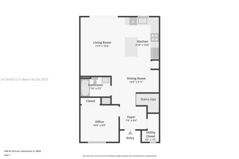 Купить таунхаус в Хомстед, Флорида 4 спальни, 127.65м2, № 1834293 - фото 22