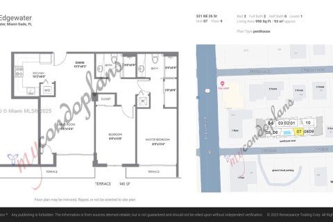 Снять в аренду кондоминиум в Майами, Флорида 2 спальни, 92.72м2, № 1933055 - фото 26