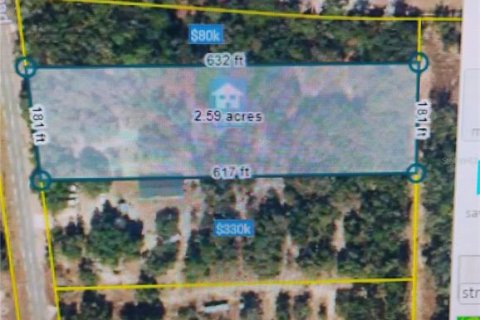 Terreno en venta en Interlachen, Florida № 1905840 - foto 1