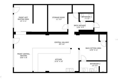 Propiedad comercial en venta en Lake Wales, Florida, 384.15 m2 № 2207898 - foto 5