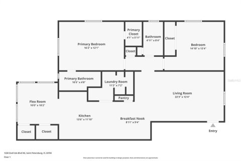 Condo in Saint Petersburg, Florida, 2 bedrooms  № 1906832 - photo 23