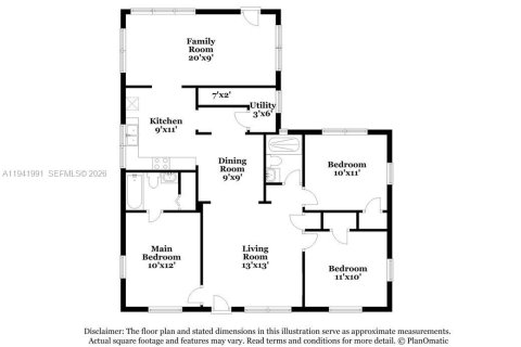 Купить виллу или дом в Холливуд, Флорида 3 спальни, 111.48м2, № 1998790 - фото 3