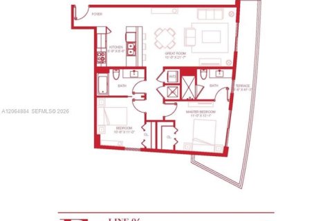 Copropriété à louer à Miami, Floride: 2 chambres, 85.56 m2 № 2282581 - photo 17