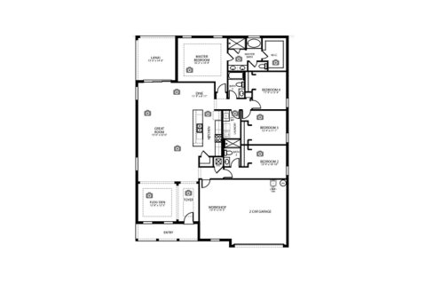 House floor plan «230SQM HARMONY», 4 bedrooms in MIRADA EXCLUSIVE SERIES
