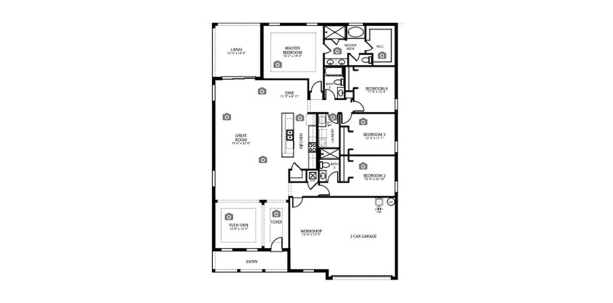 House in MIRADA EXCLUSIVE SERIES in San Antonio, Florida 4 bedrooms, 230 sq.m. № 266516