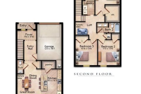Villa ou maison à vendre à Stuart, Floride: 3 chambres, 154.59 m2 № 2439200 - photo 3
