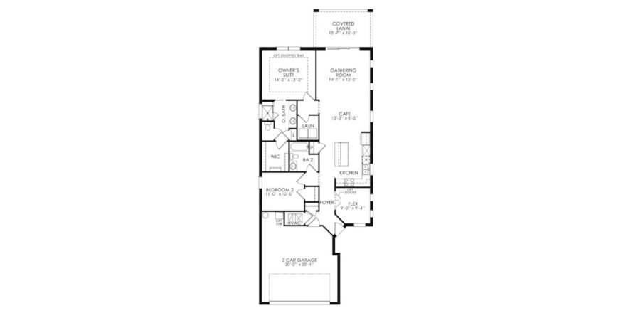 House in DEL WEBB STONE CREEK in Ocala, Florida 2 bedrooms, 130 sq.m. № 56368