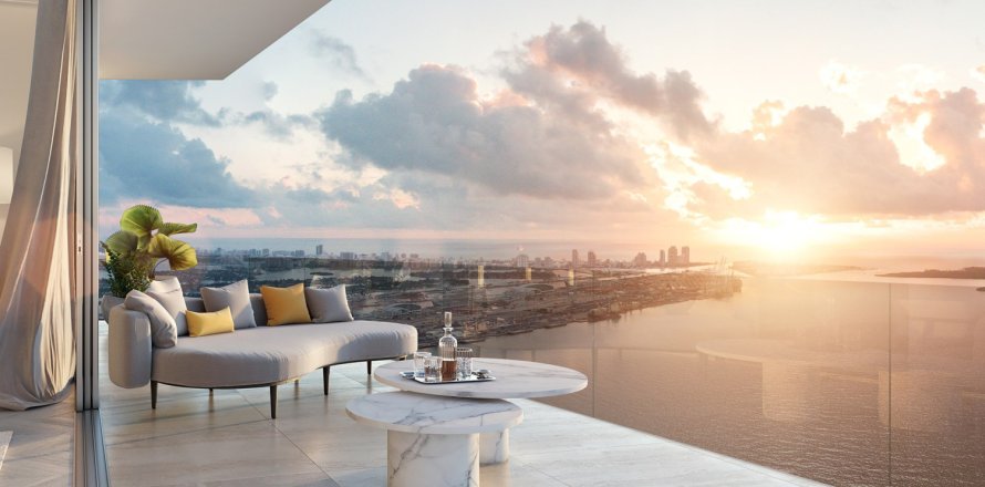 Penthouse à Baccarat Brickell à Miami, Floride 3 chambres, 846.34 m2 № 714697