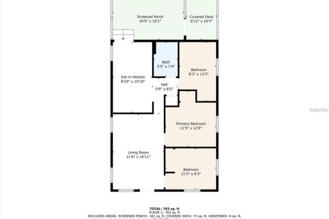 House in Tampa, Florida 3 bedrooms, 75.81 sq.m. № 2105245 - photo 16