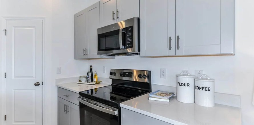 Townhouse in THE TOWNHOMES AT RIVER LANDING in Wesley Chapel, Florida 3 bedrooms, 128 sq.m. № 266507