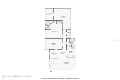Casa en venta en Saint Petersburg, Florida, 3 dormitorios, 101.82 m2 № 1517051 - foto 17