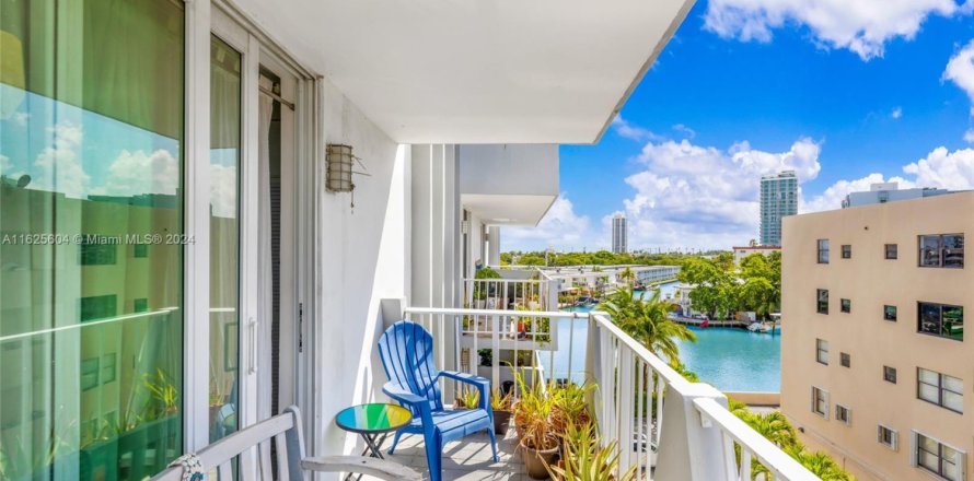 Кондоминиум с 1 спальней в Майами-Бич, Флорида № 2018596