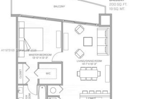 Copropriété à vendre à Miami, Floride: 1 chambre, 90.95 m2 № 2042079 - photo 12