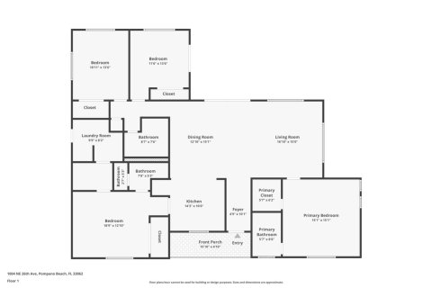 House in Pompano Beach, Florida 4 bedrooms, 179.67 sq.m. № 1135499 - photo 1