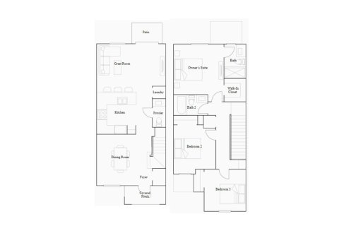 House floor plan «131SQM», 3 bedrooms in AQUABELLA