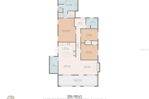 Casa en venta en Saint Petersburg, Florida, 3 dormitorios, 150.5 m2 № 1899842 - foto 11