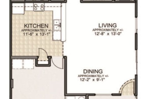 House in The Villages, Florida 2 bedrooms, 107.77 sq.m. № 1883891 - photo 5