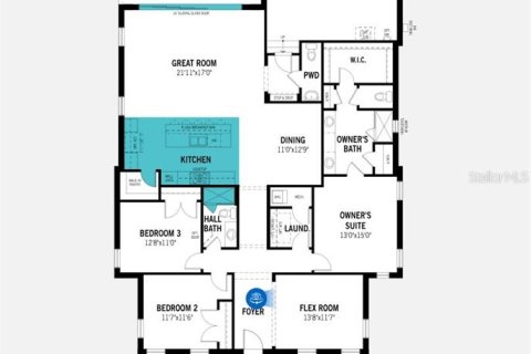 House in Celebration, Florida 3 bedrooms, 203.73 sq.m. № 1917803 - photo 3