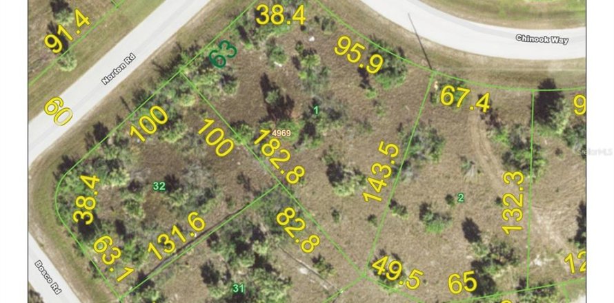 Land in Port Charlotte, Florida № 1415870