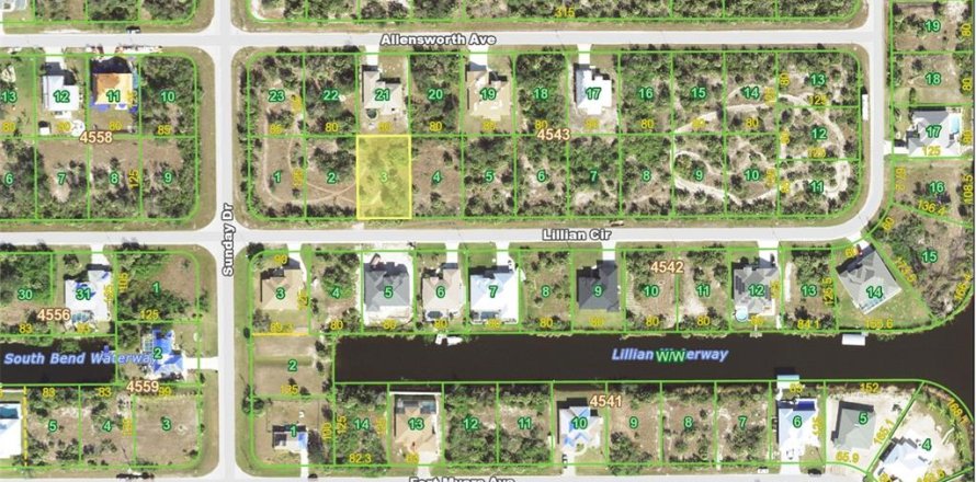 Land in Port Charlotte, Florida № 2214949
